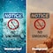 Signmission No Smoking OSHA Notice Sign, Plastic, 7in W x 10in L, 2PK OS-2PACK-NS-P-710-V-14808 - alternate 5